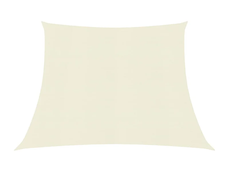 Voile d'ombrage 160 g/m² Crème 4/5x3 m PEHD FR43465