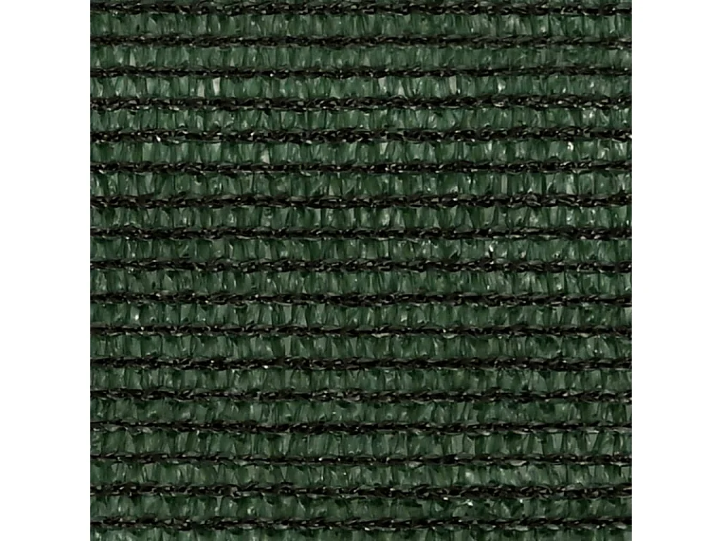 Toldo de vela HDPE verde oscuro 160 g/m² 5x5 m ES786642