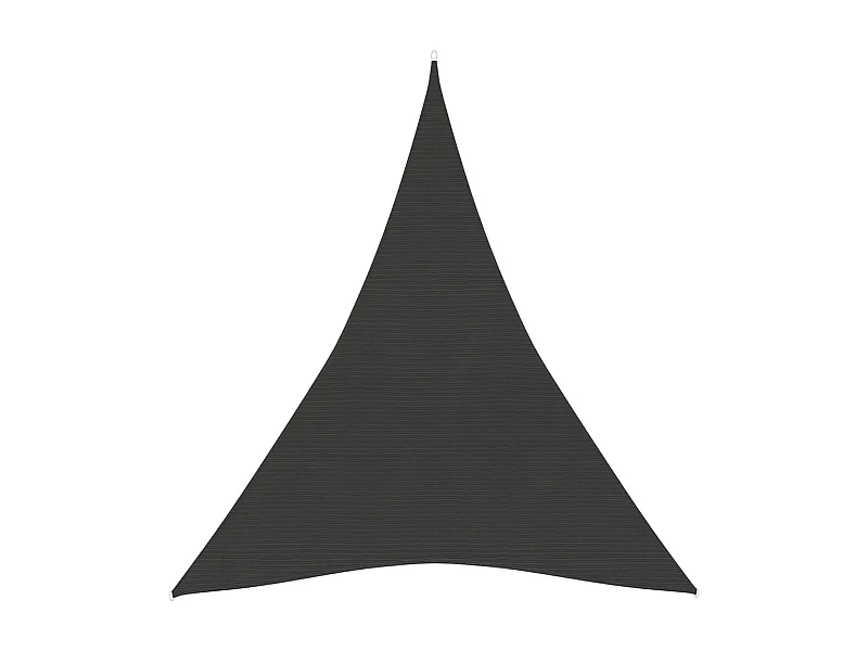 Voile d'ombrage 160 g/m² Anthracite 4x5x5 m PEHD FR25203