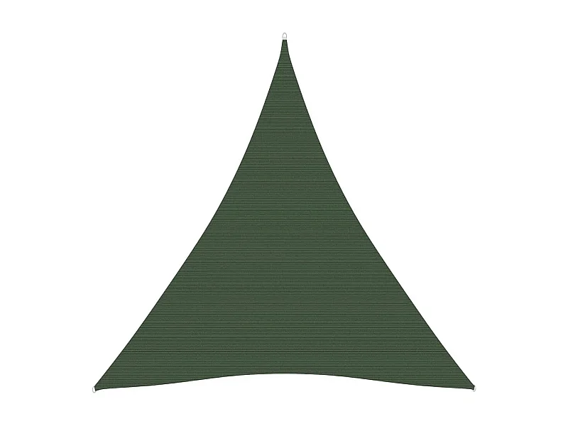 Voile d'ombrage 160 g/m² Vert foncé 5x6x6 m PEHD FR44894