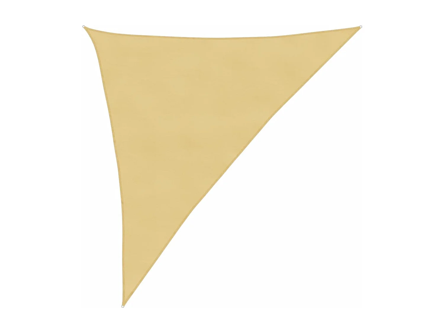 Toldo de vela poliéster oxford 100% arena 3x4x5 m ES584981