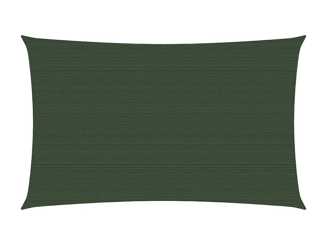 Zonnezeil 160 g/m² 3x6 m HDPE donkergroen BE599248