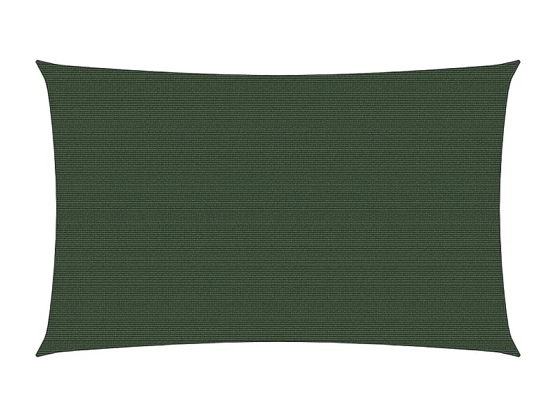 Voile d'ombrage 160 g/m² Vert foncé 3x6 m PEHD FR41254