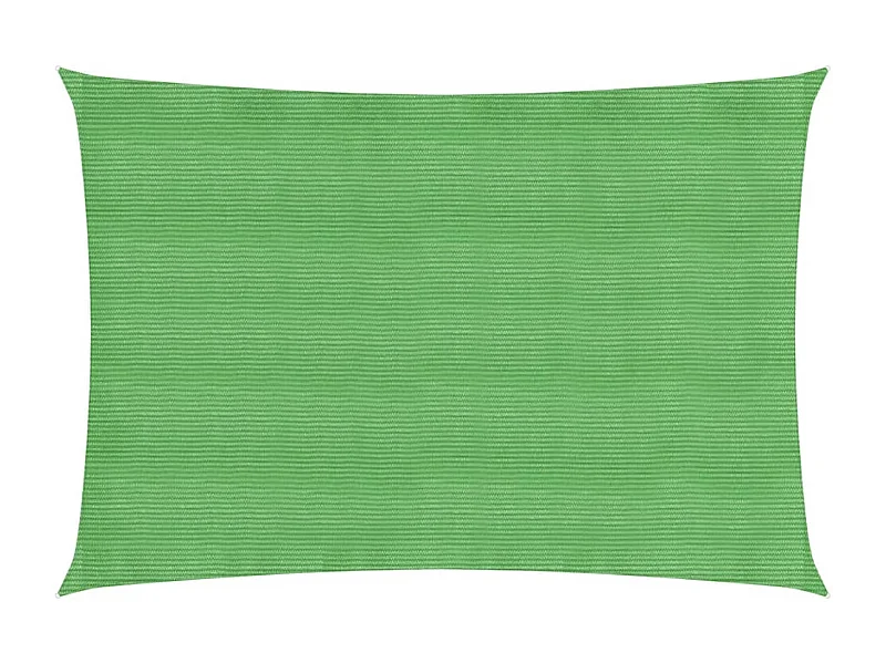 Voile d'ombrage 160 g/m² Vert clair 3,5x5 m PEHD FR17235