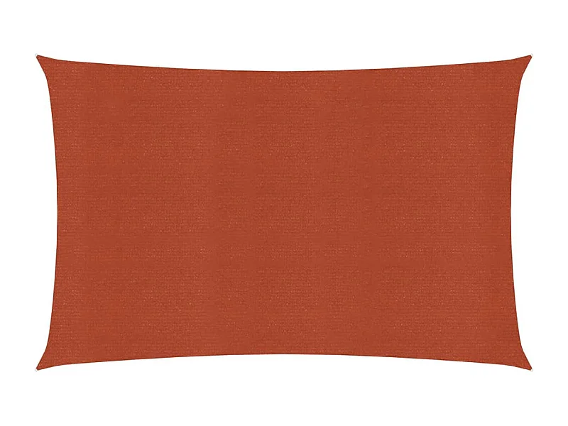 Zonnezeil 160 g/m² rechthoekig 3,5x5 m HDPE terracottakleurig BE272883
