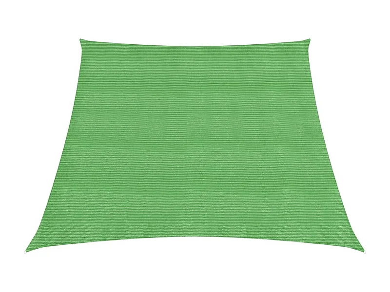 Voile d'ombrage 160 g/m² Vert clair 4/5x3 m PEHD FR47752