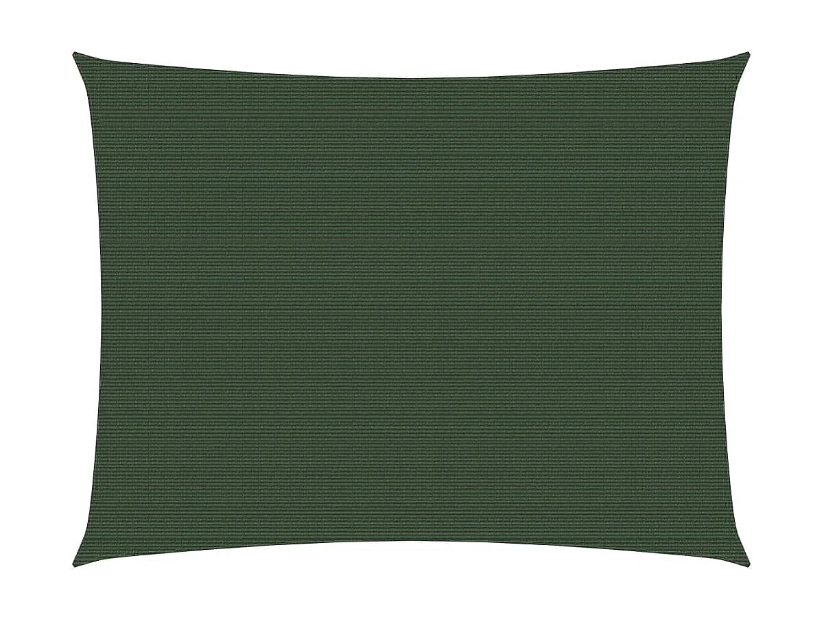 Toldo de vela verde oscuro HDPE 160 g/m² 2,5x3 m ES728111