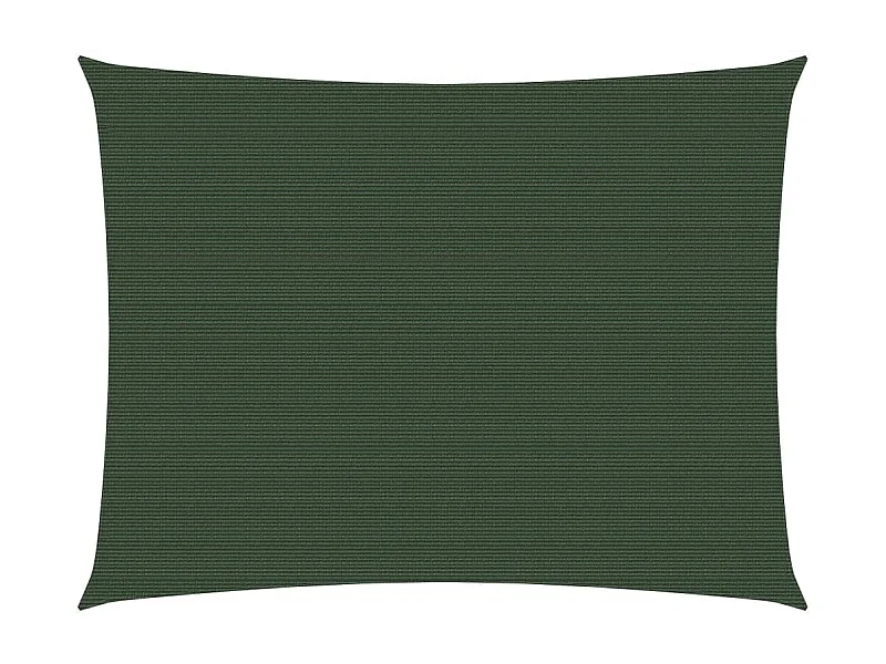 Voile d'ombrage 160 g/m² Vert foncé 2,5x3 m PEHD FR21070