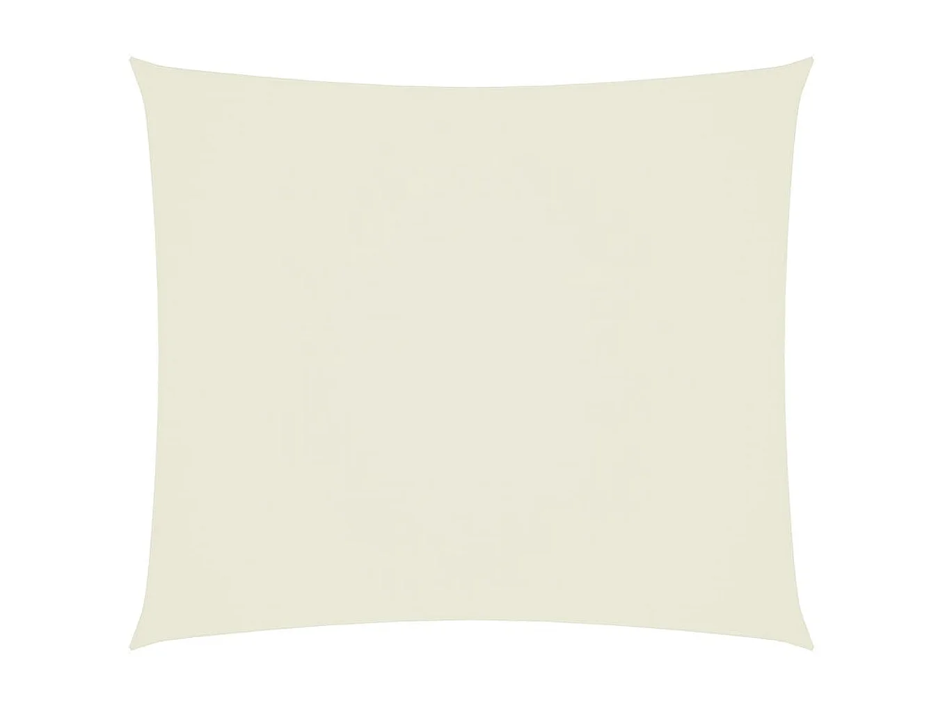 Voile d'ombrage tissu oxford rectangulaire 2,5x3 m crème FR25753