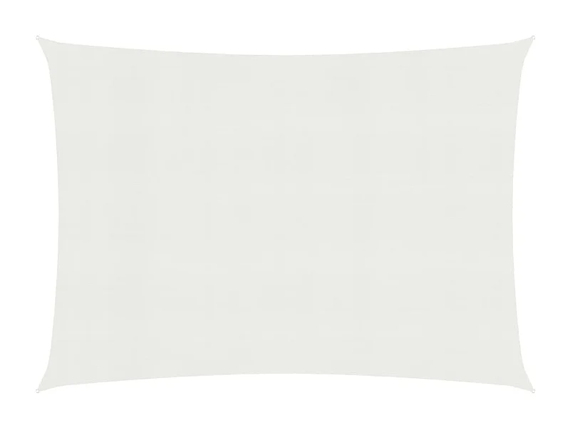 Toldo de vela blanco HDPE 160 g/m² 3x4 m ES827253
