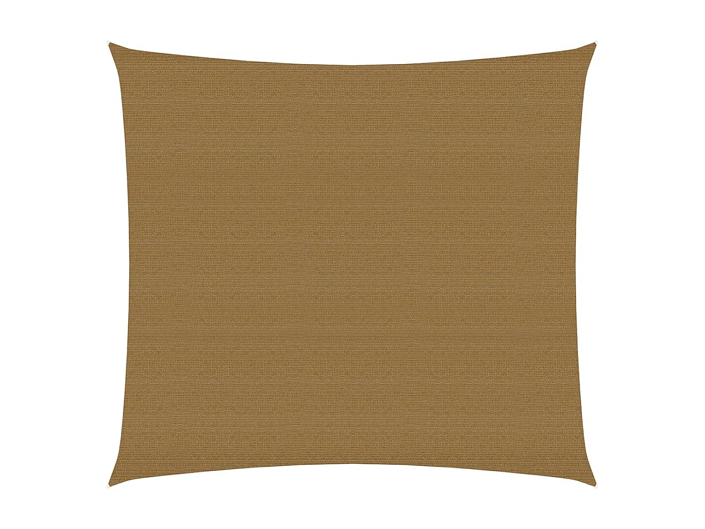 Toldo de vela HDPE gris taupe 160 g/m² 7x7 m ES235093