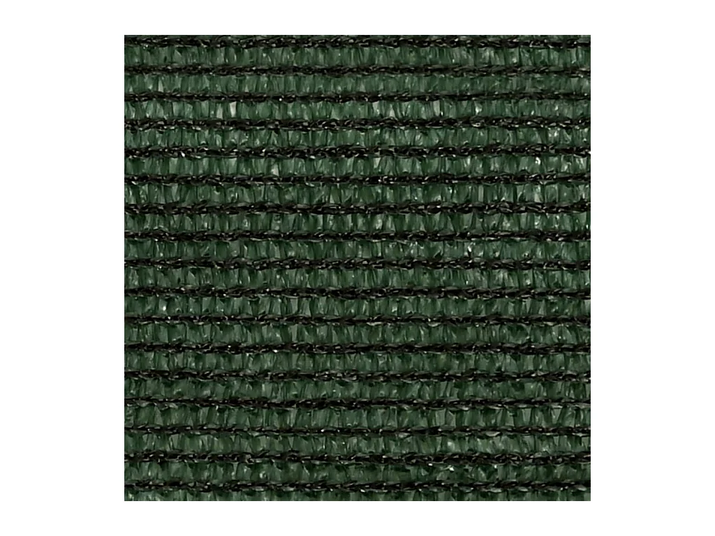 Voile d'ombrage 160 g/m² Vert foncé 3,5x3,5x4,9 m PEHD FR47204