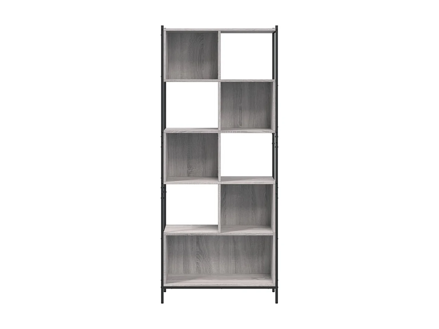 Estantería madera de ingeniería gris Sonoma 72x28x172 cm ES566239