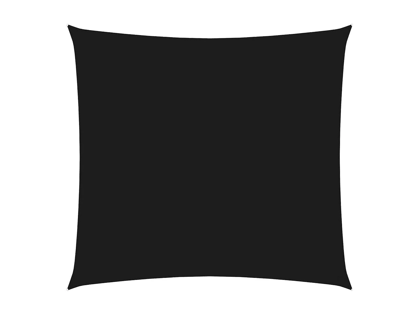 Voile d'ombrage tissu oxford carré 3x3 m noir FR20921