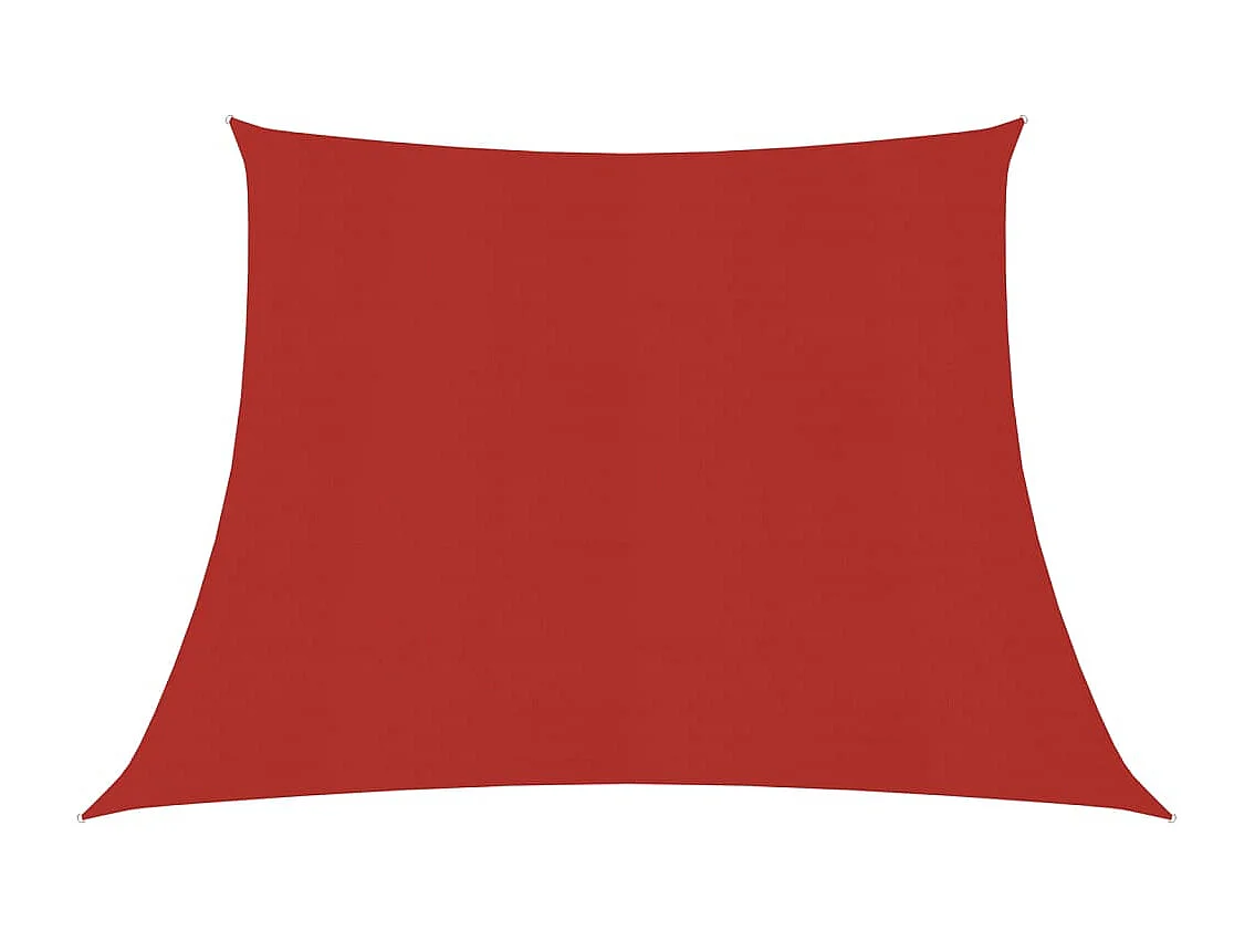 Voile d'ombrage 160 g/m² Rouge 3/4x2 m PEHD FR85477