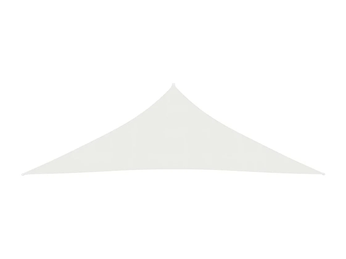 Voile d'ombrage 160 g/m² Blanc 4x4x5,8 m PEHD FR65456