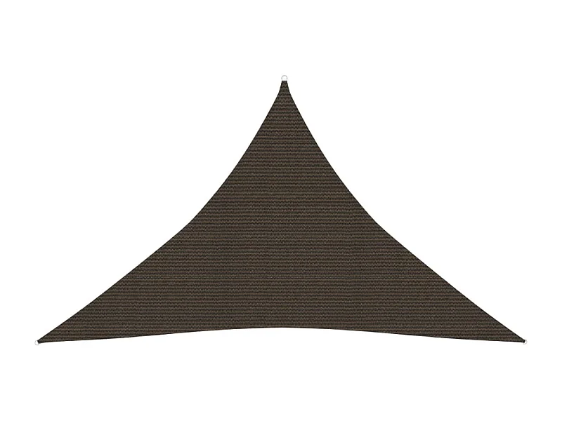Zonnezeil 160 g/m² 4x4x5,8 m HDPE bruin BE861307