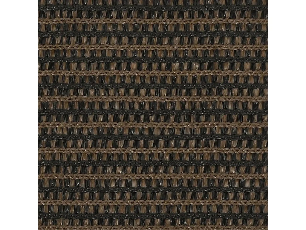 Voile d'ombrage 160 g/m² Marron 4x4x5,8 m PEHD FR68432