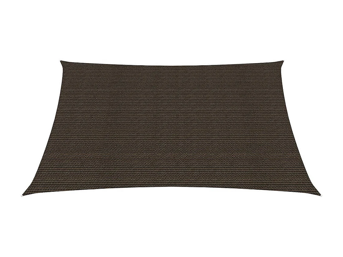 Voile d'ombrage 160 g/m² Marron 2,5x3 m PEHD FR27417