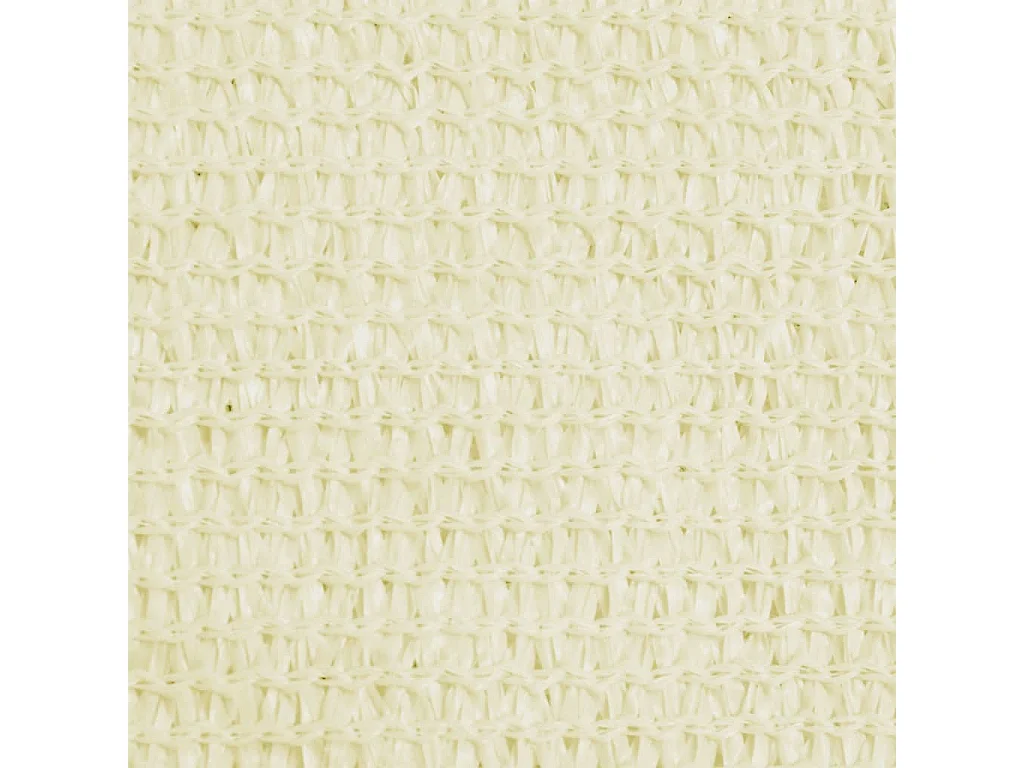 Toldo de vela crema HDPE 160 g/m² 4x4 m ES138411