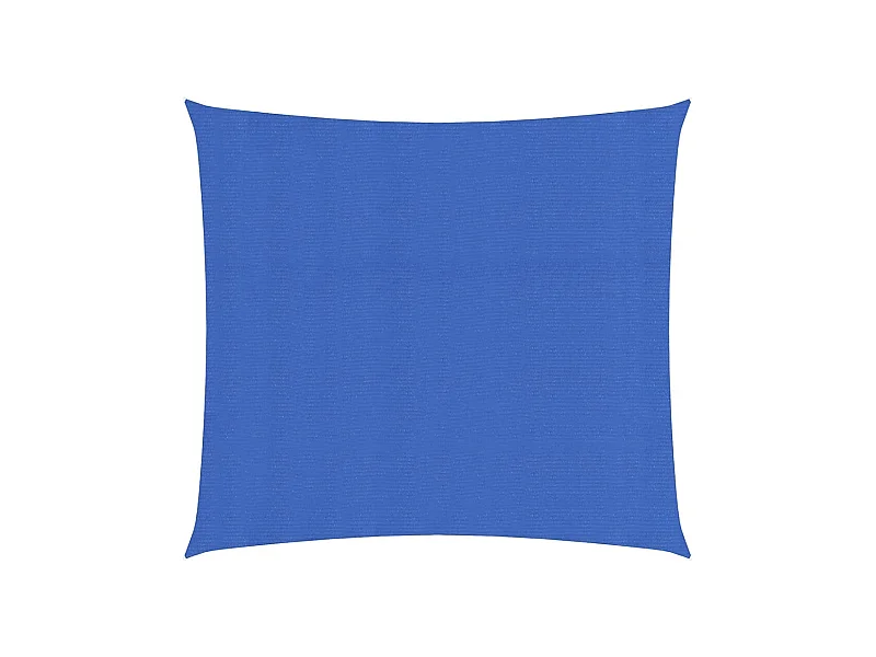Voile d'ombrage 160 g/m² Bleu 2,5x2,5 m PEHD FR89784