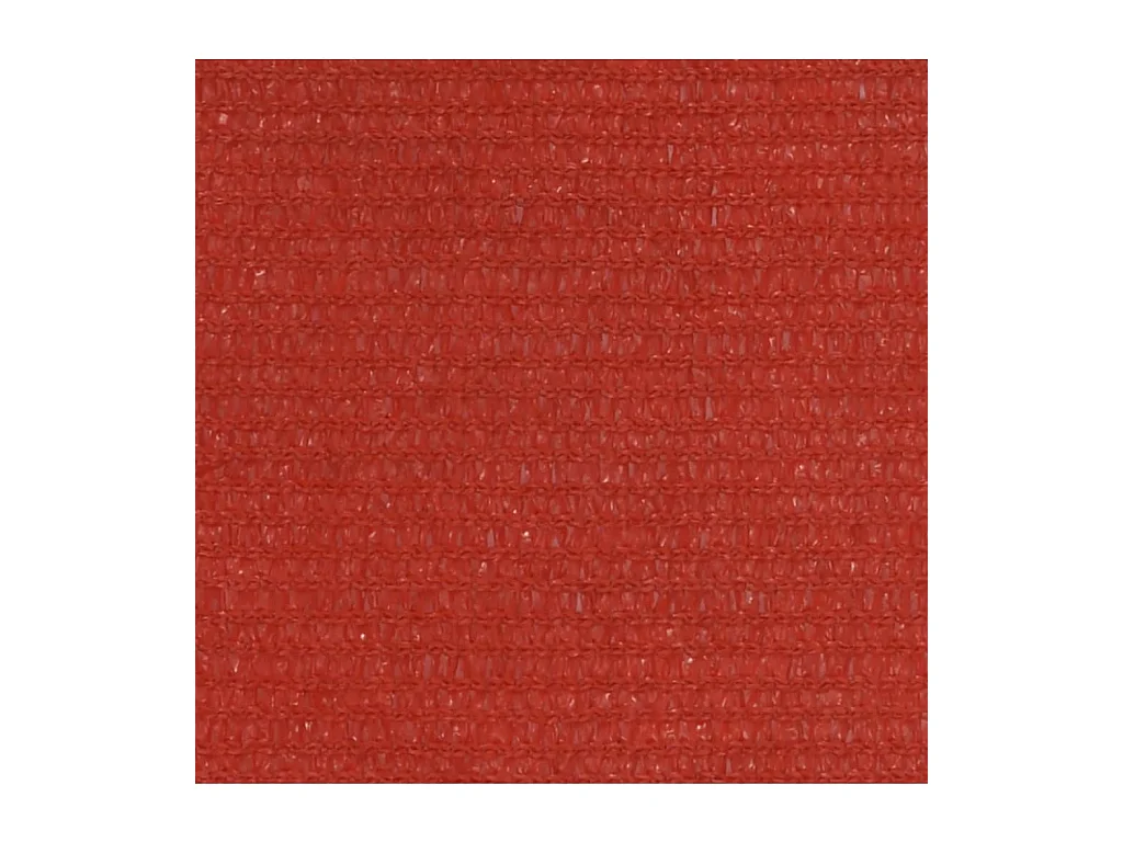 Toldo de vela HDPE rojo 160 g/m² 4/5x3 m ES168745