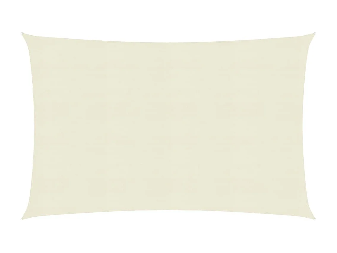 Voile d'ombrage 160 g/m² Crème 3x5 m PEHD FR95145