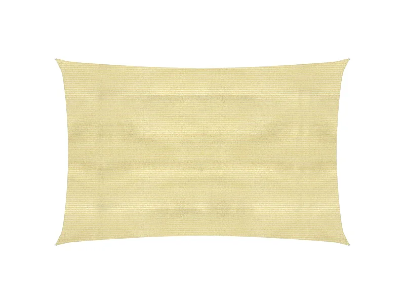 Voile d'ombrage 160 g/m² Beige 3,5x5 m PEHD FR29850