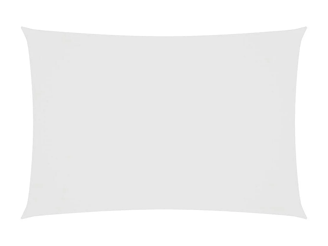 Zonnescherm rechthoekig 2,5x4,5 m oxford stof wit BE592863
