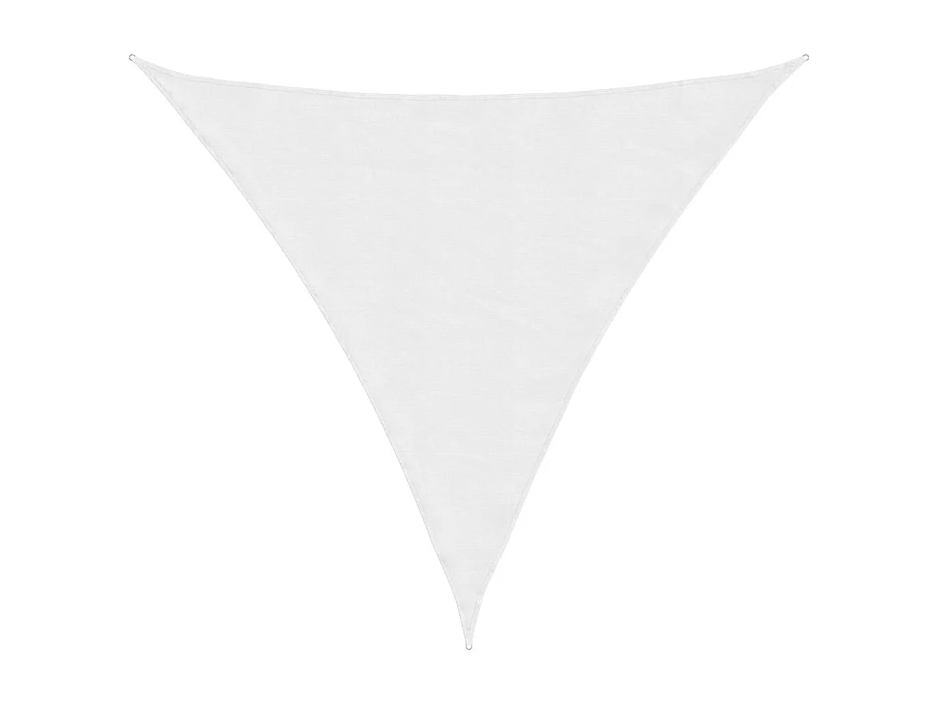 Zonnezeil 2x2x2 m 100% polyester oxford wit BE321895