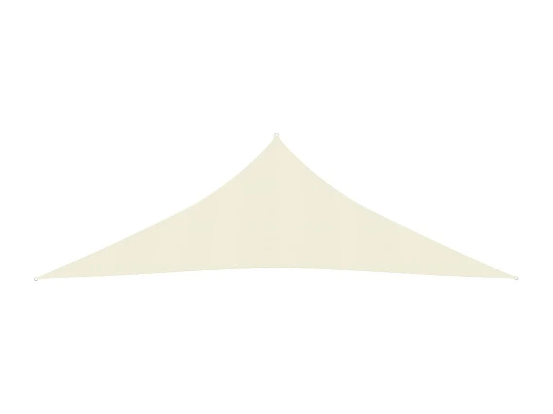 Voile d'ombrage 160 g/m² Crème 3,5x3,5x4,9 m PEHD FR32789