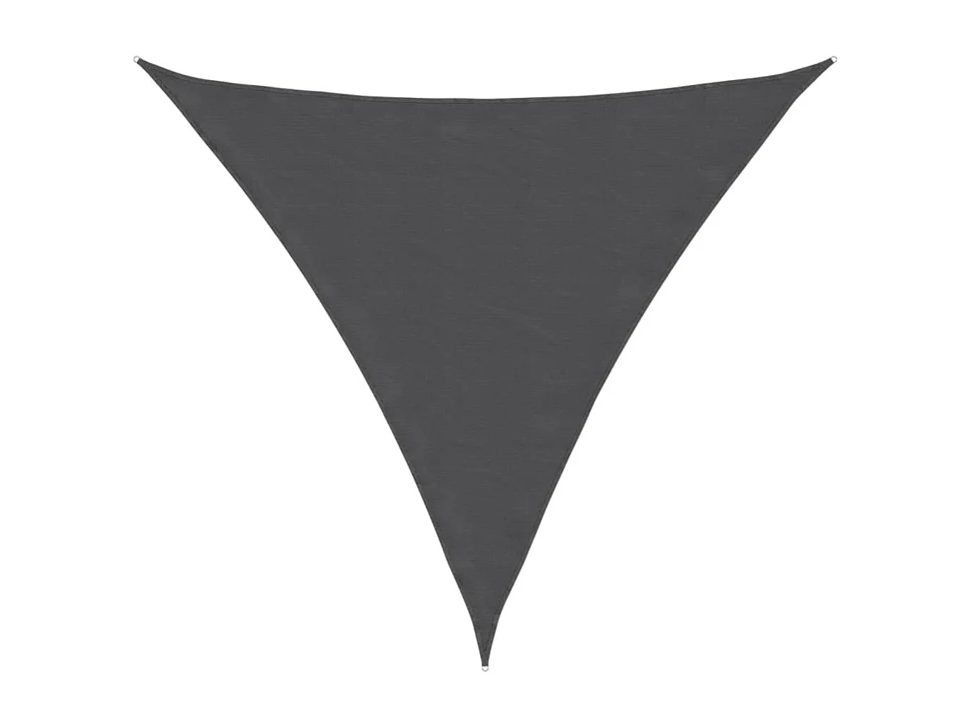 Voile d'ombrage tissu oxford triangulaire 3,6x3,6x3,6 m FR57049