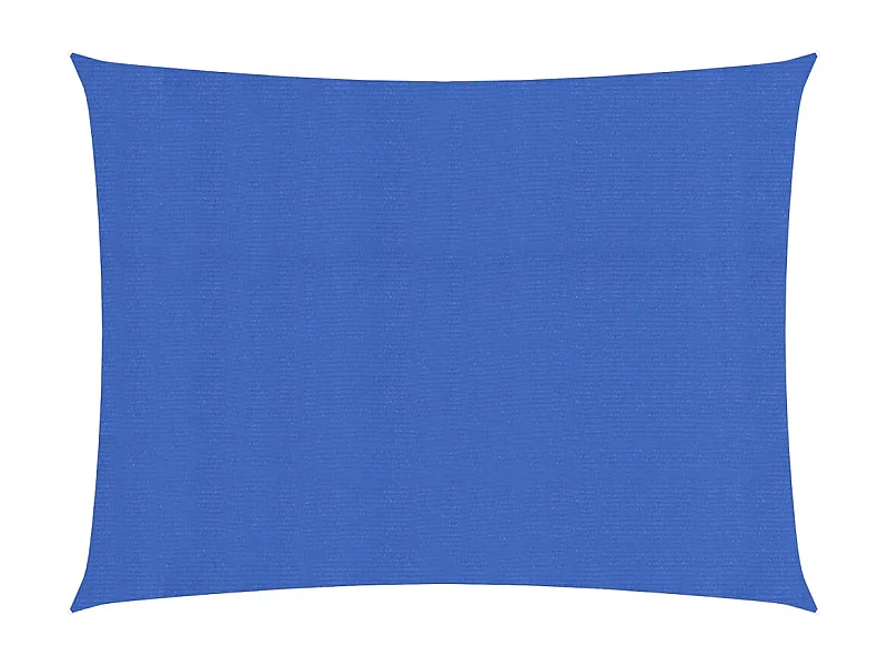 Toldo de vela rectangular HDPE azul 160 g/m² 3,5x4,5 m ES659784