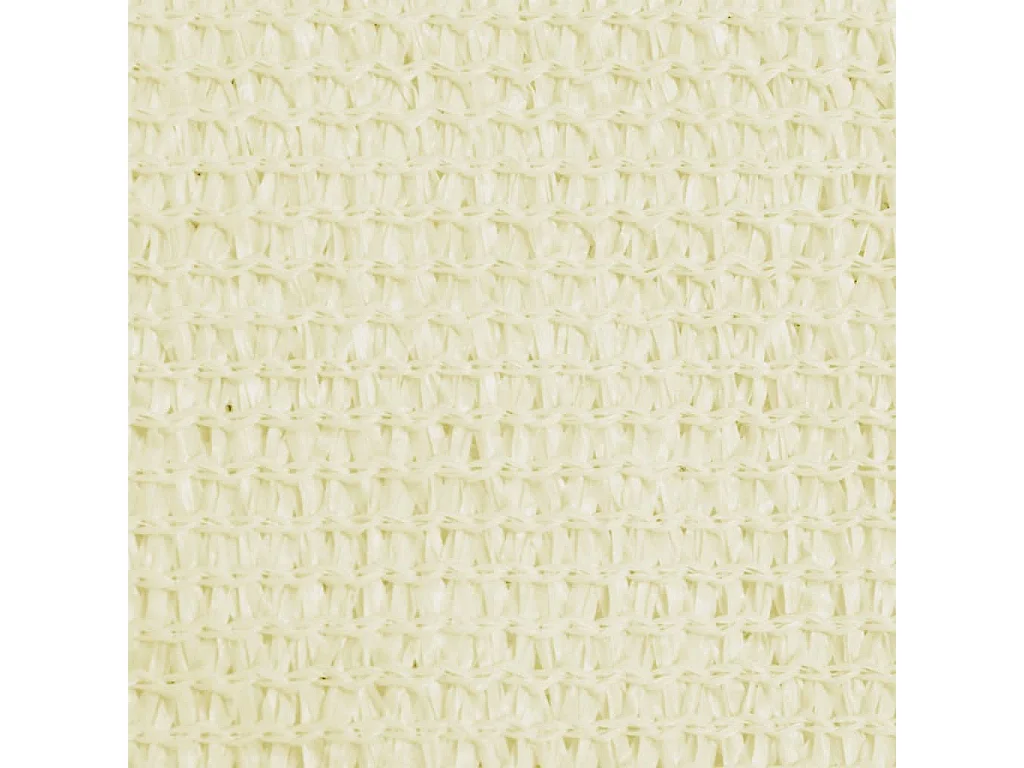 Voile d'ombrage 160 g/m² Crème 4x4x5,8 m PEHD FR85041