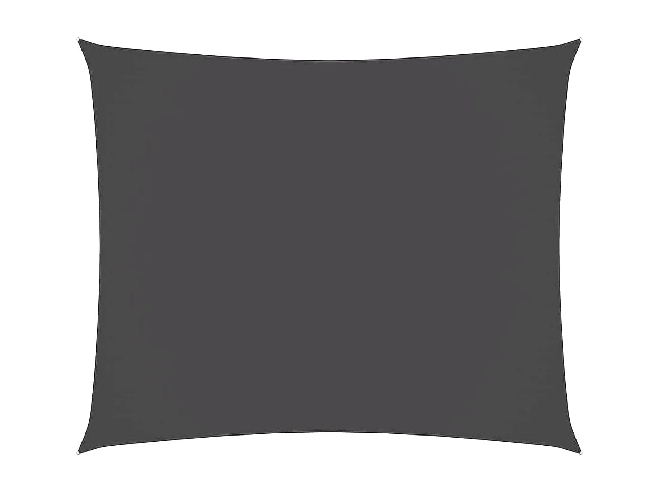 Voile d'ombrage tissu oxford rectangulaire 2x3 m anthracite FR35535