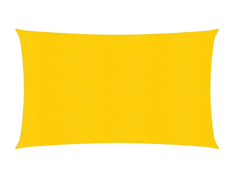 Toldo de vela HDPE amarillo 160 g/m² 2x5 m ES400590