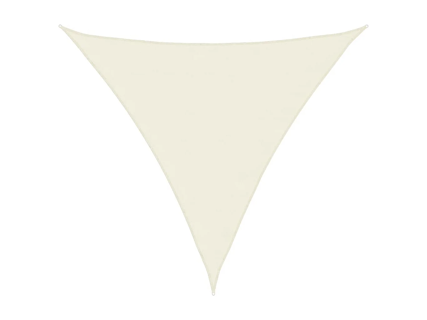 Voile d'ombrage crème 2x2x2 m 100 % polyester oxford FR93477