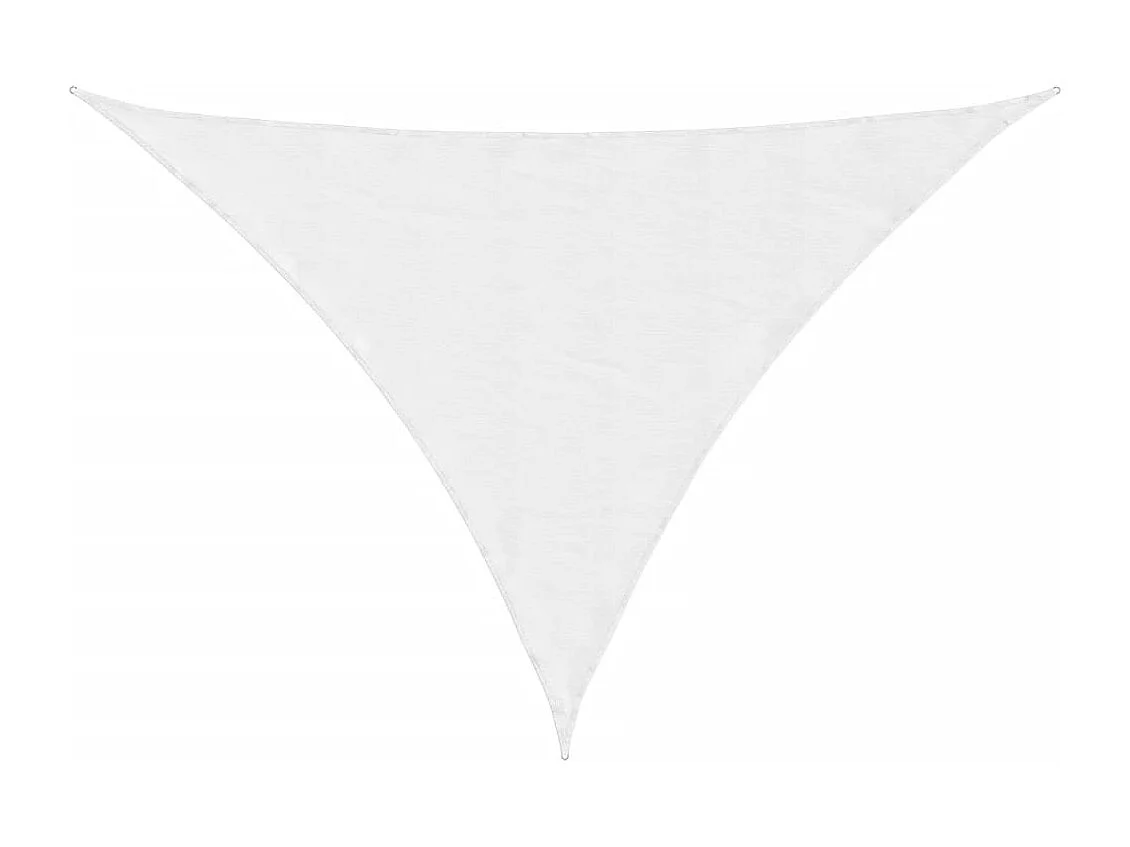 Voile d'ombrage tissu oxford triangulaire 3x4x5 m blanc FR55910