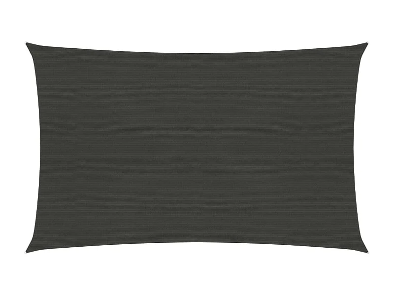 Voile d'ombrage 160 g/m² Anthracite 3x4 m PEHD FR93990