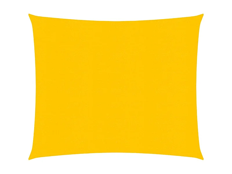 Voile d'ombrage 160 g/m² carré jaune 4,5x4,5 m PEHD FR17670