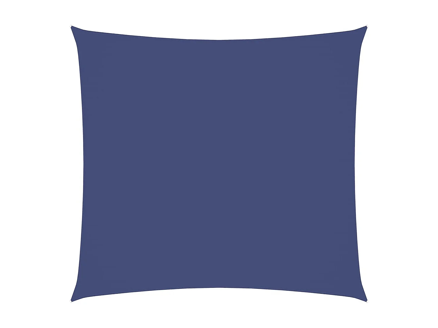 Voile d'ombrage tissu oxford carré 5x5 m bleu FR92058