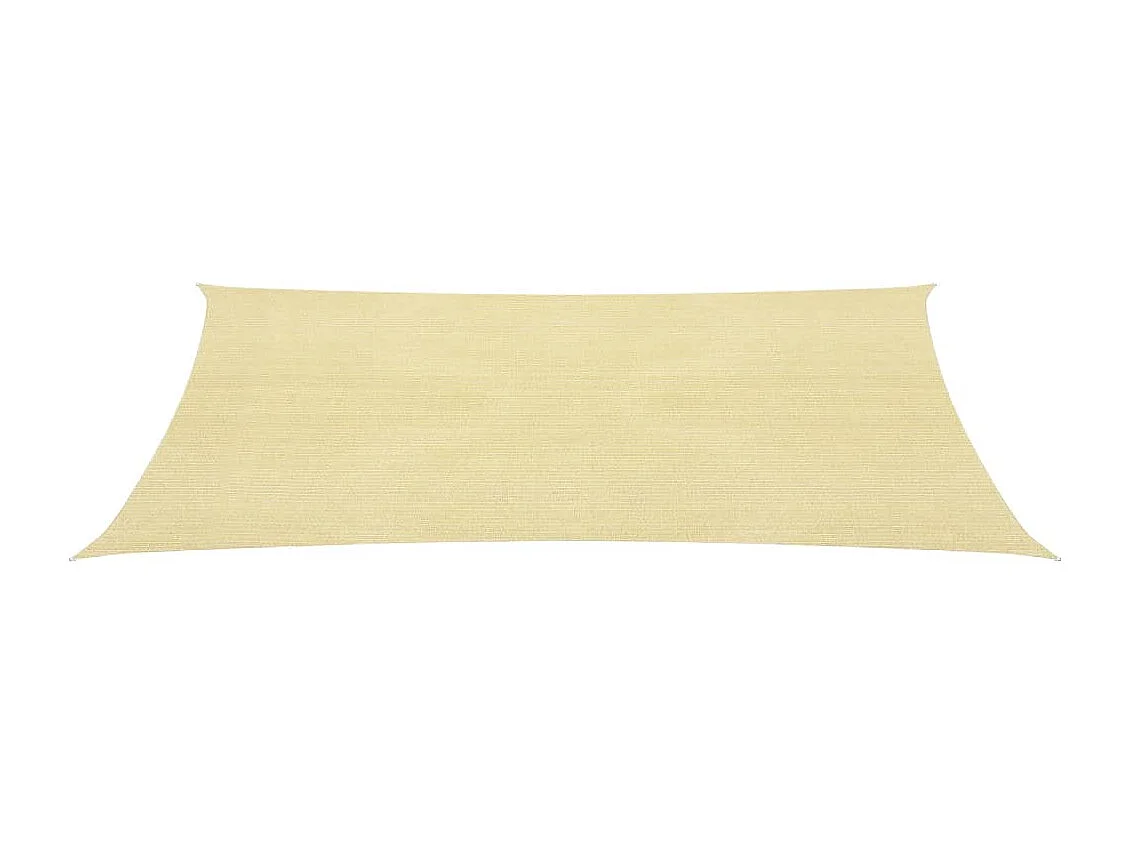 Voile d'ombrage 160 g/m² Beige 2,5x4,5 m PEHD FR96871