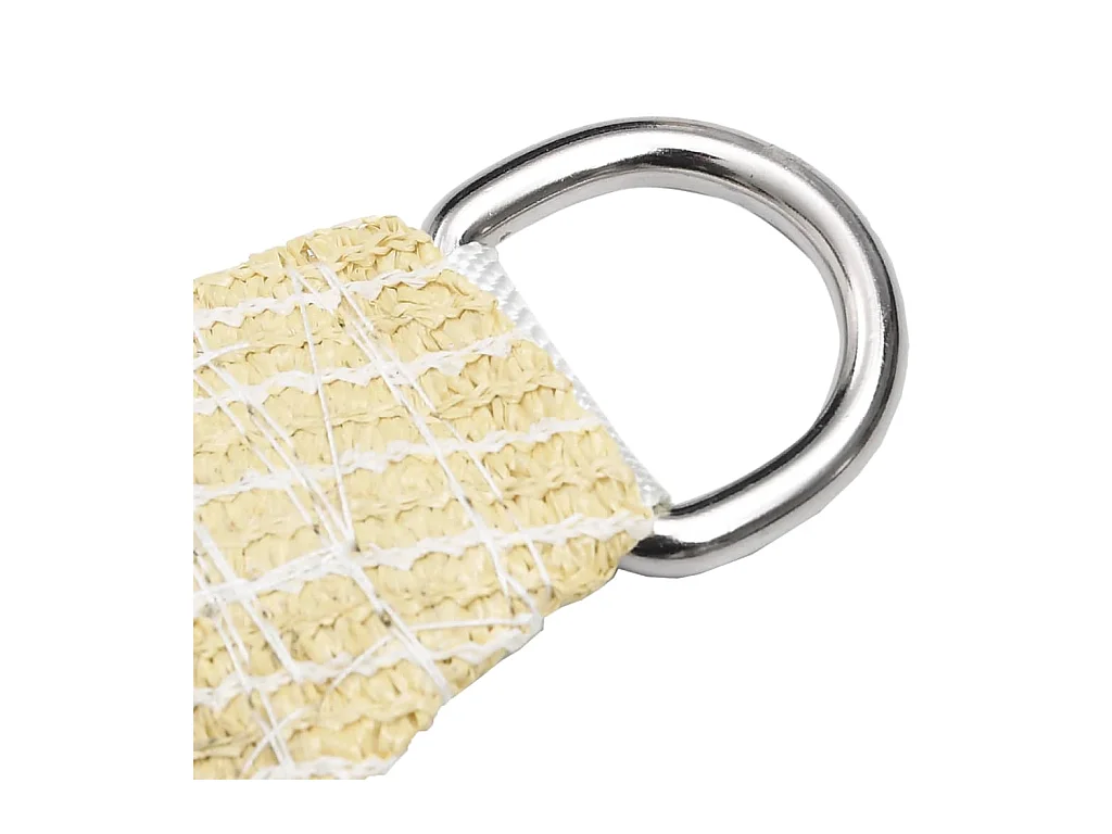 Voile d'ombrage 160 g/m² Beige 2,5x4,5 m PEHD FR96871