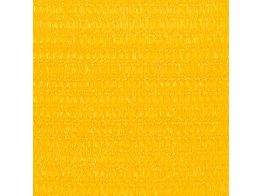 Voile d'ombrage 160 g/m² rectangulaire jaune 4x7 m PEHD FR15754