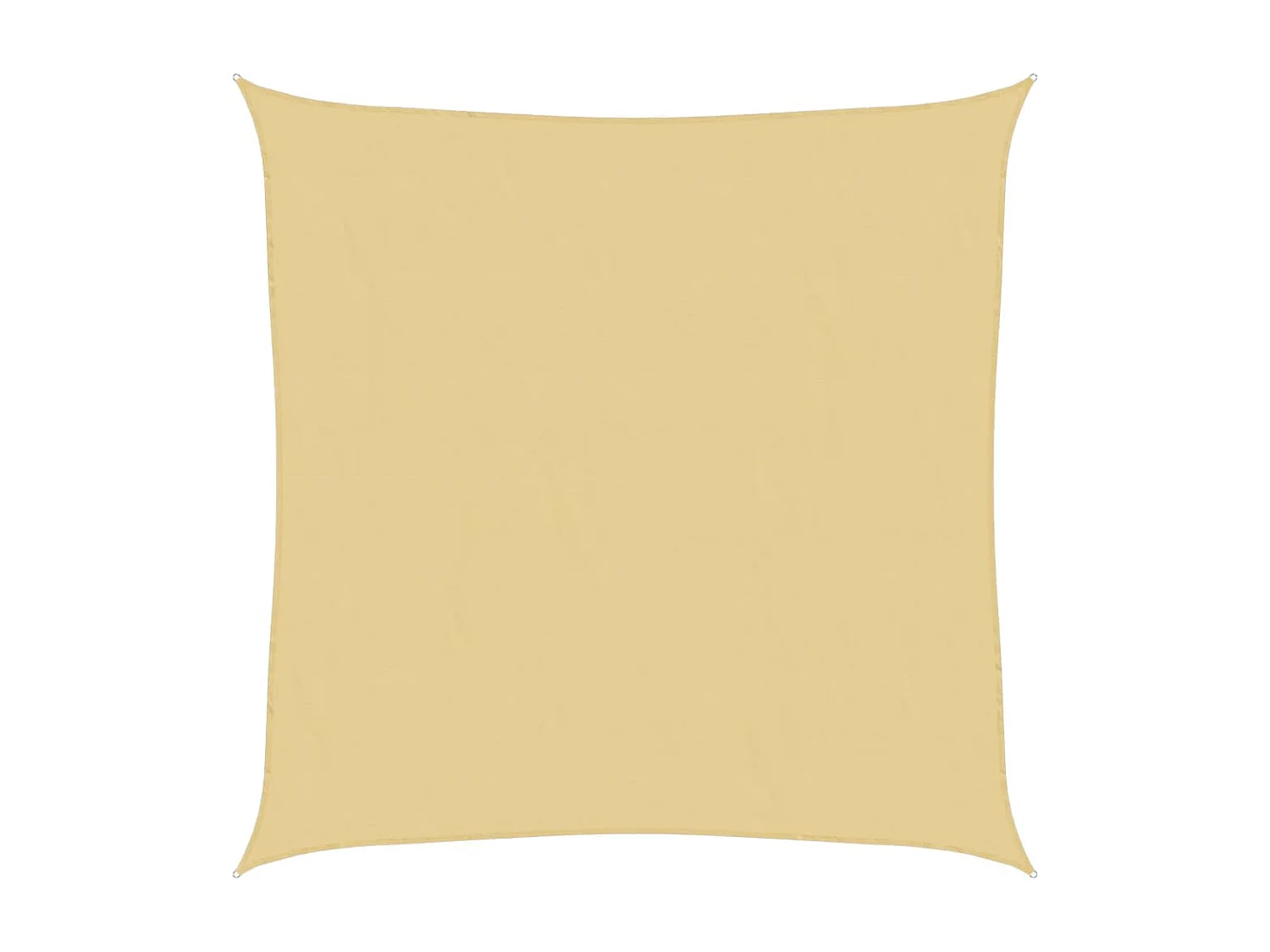 Zonnezeil 4,5x4,5 m 100% polyester oxford zandkleurig BE631060