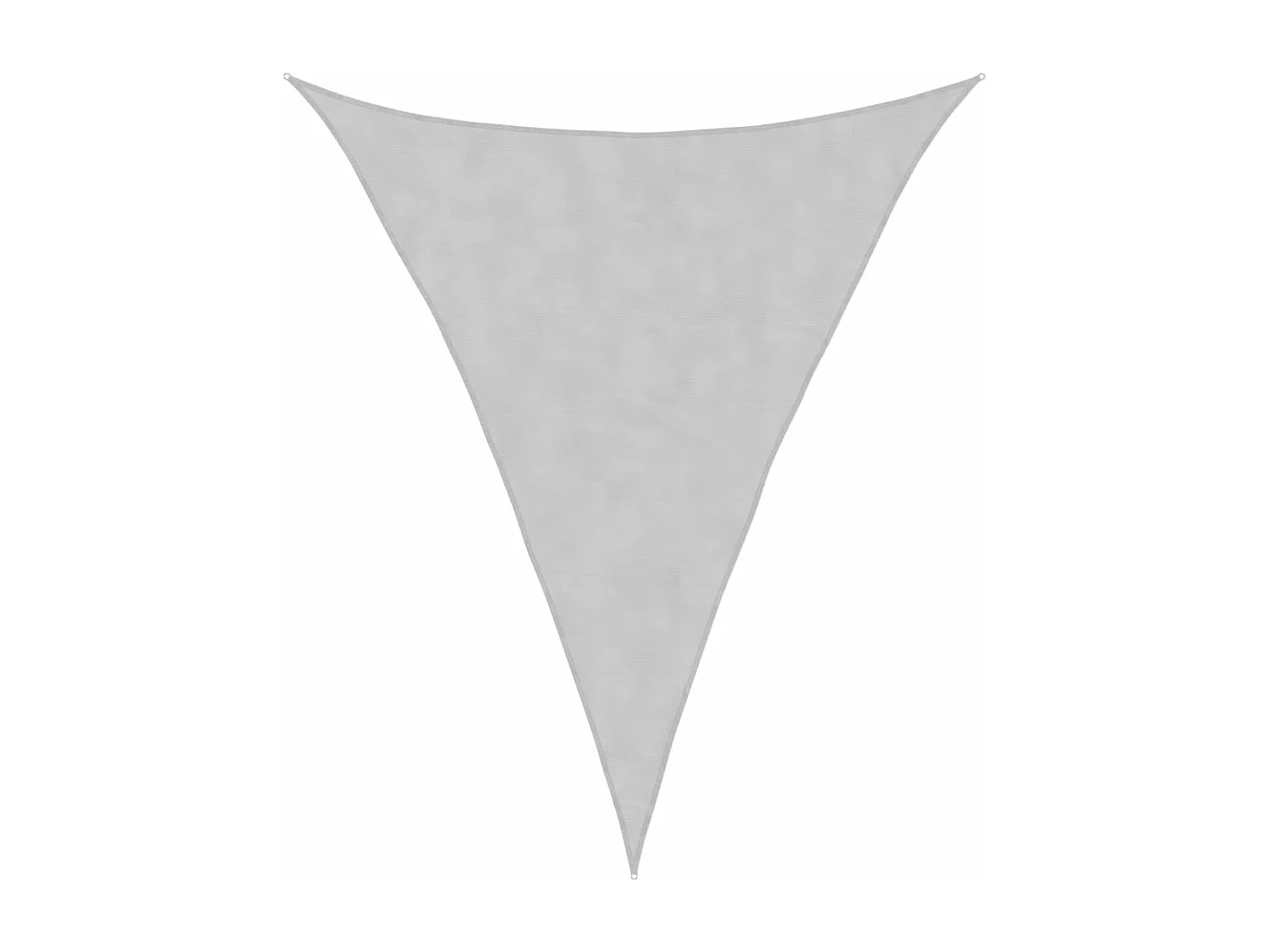 Voile d'ombrage gris clair 3x4x4 m 100% polyester oxford FR52793