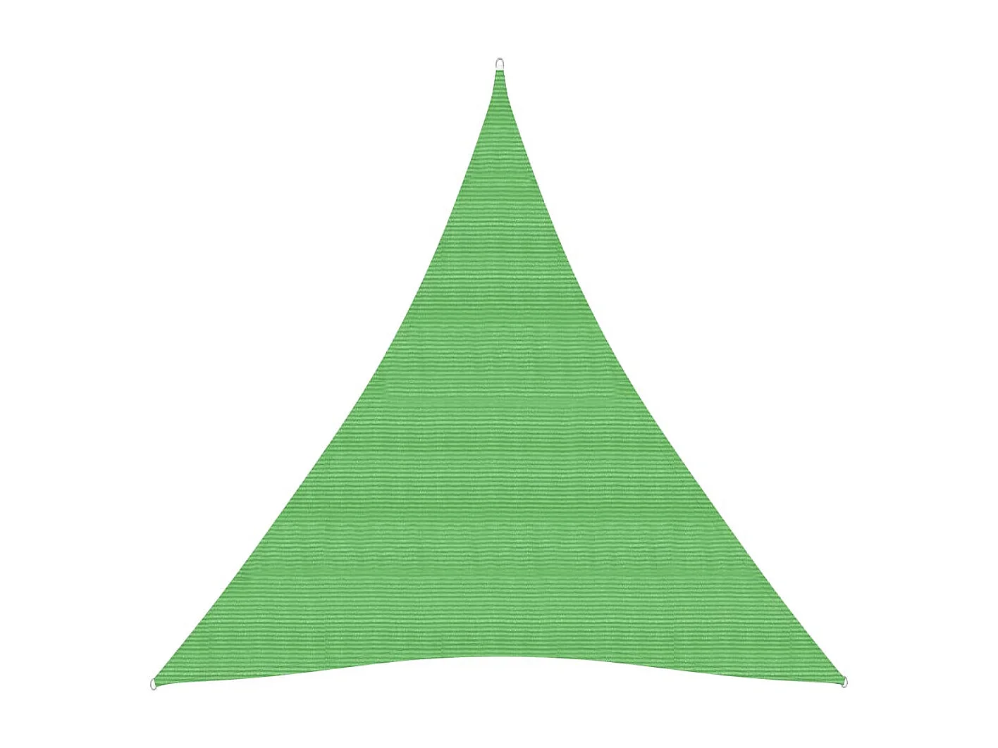 Voile d'ombrage 160 g/m² Vert clair 5x6x6 m PEHD FR86229