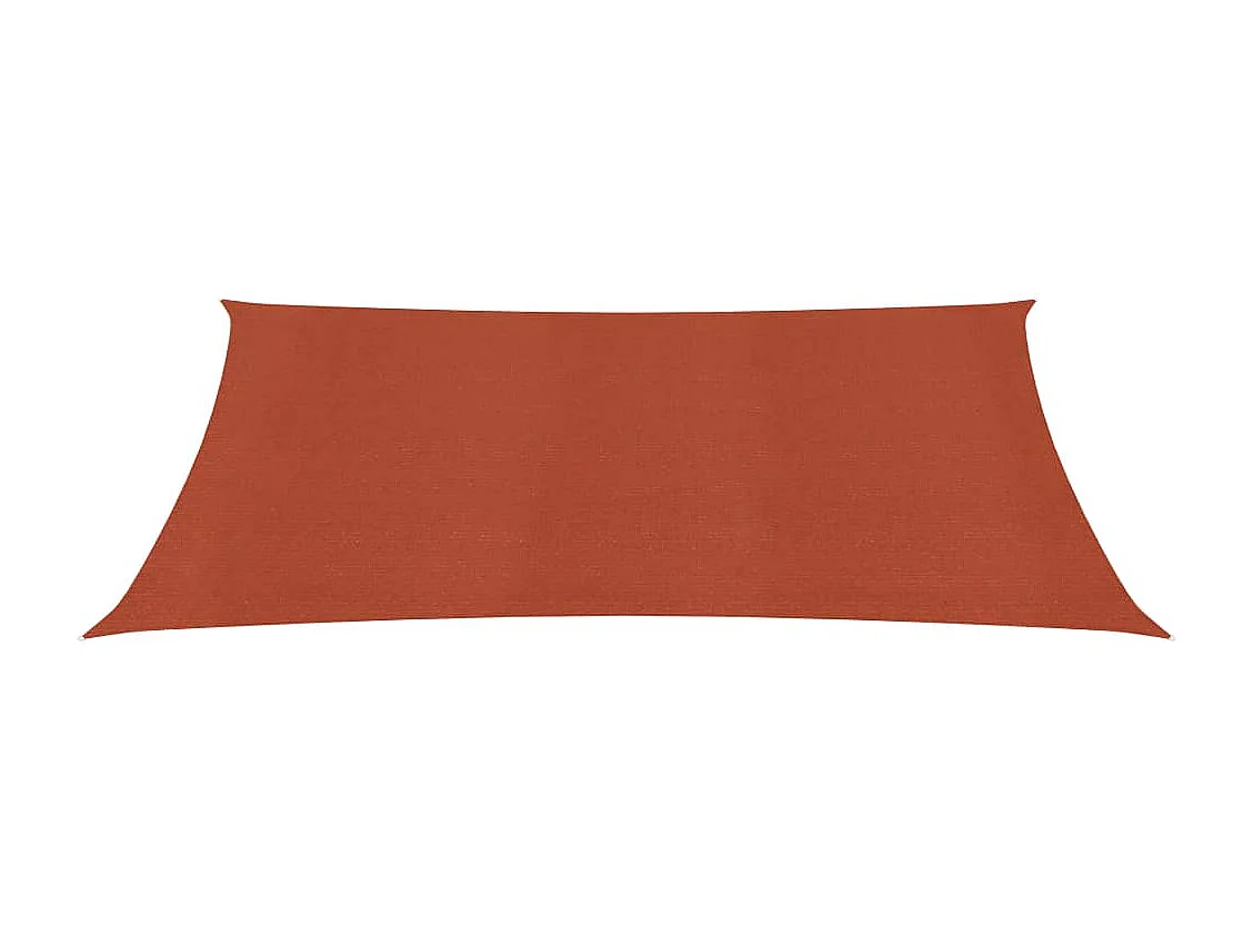 Voile d'ombrage 160 g/m² Terre cuite 4x6 m PEHD FR21946