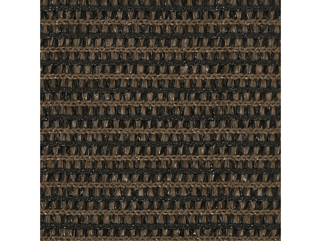 Zonnezeil 160 g/m² 3,5x3,5x4,9 m HDPE bruin BE169973