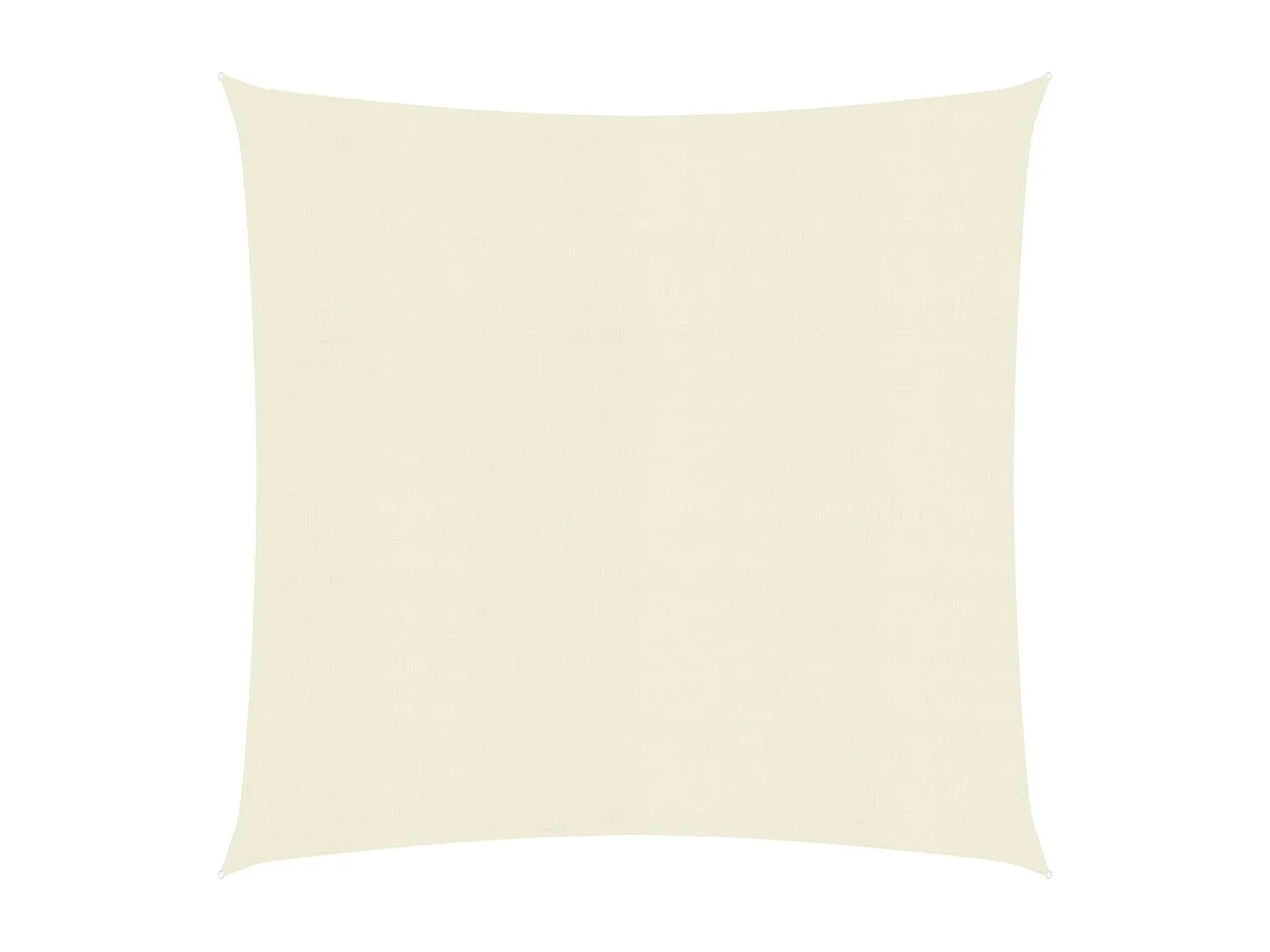 Voile d'ombrage 160 g/m² Crème 7x7 m PEHD FR48577